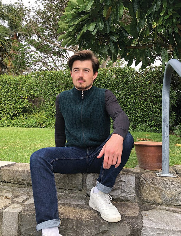 Men’s Rib Zip Vest