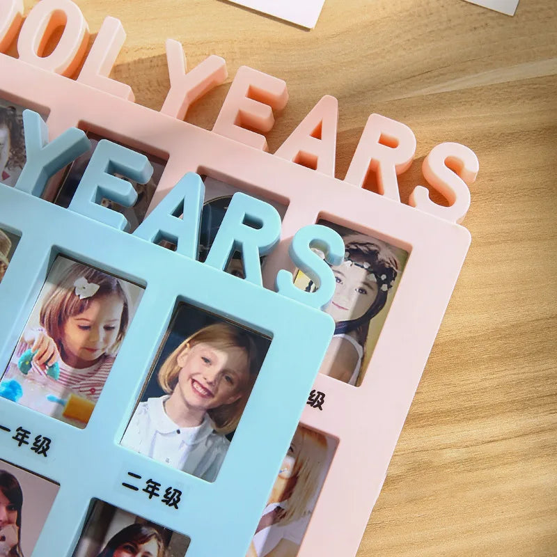 My School Year Baby Campus Memories Plastic Frame