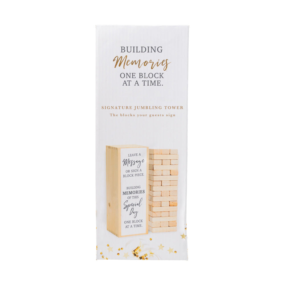 Wedding Signature Jumbling Tower