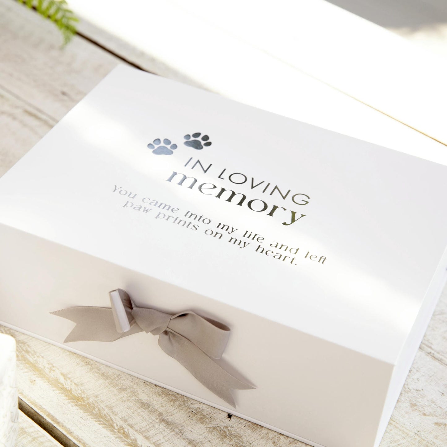 Sympathy Pet In Loving Memory Keepsake Box