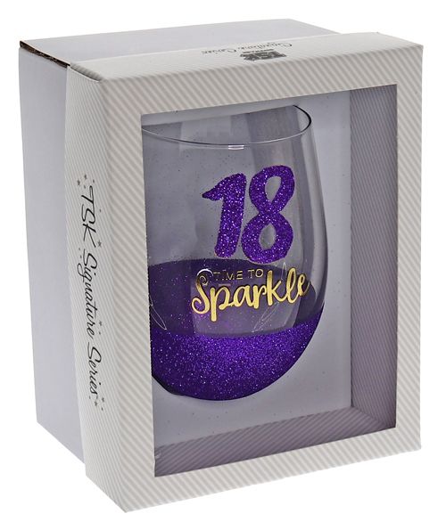 18 SPARKLE PURPLE STEMLESS WINE