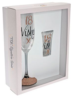 18 WISHES ROSE GOLD SHOT/FLUTE