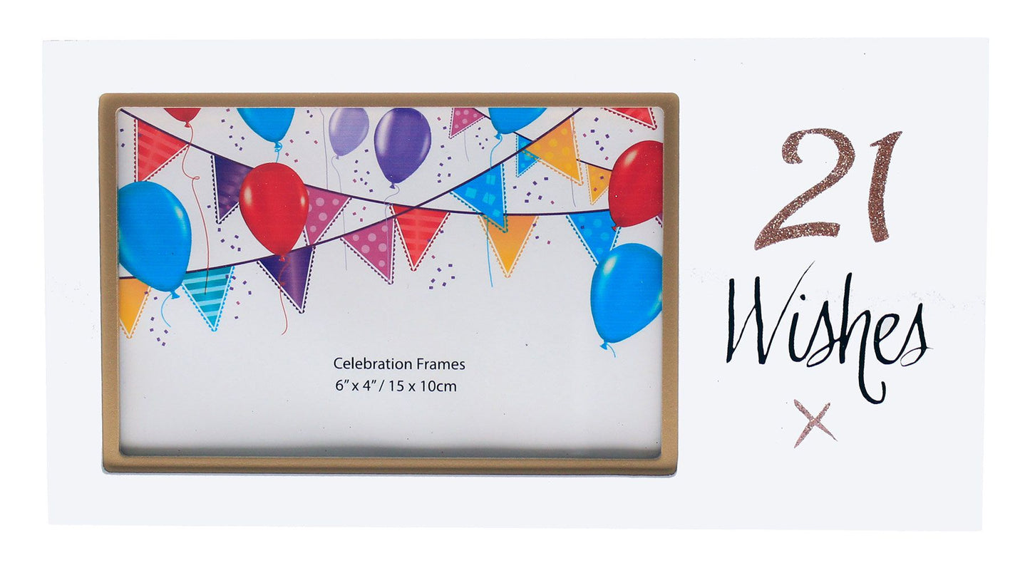 21 WISHES 6X4 MDF FRAME