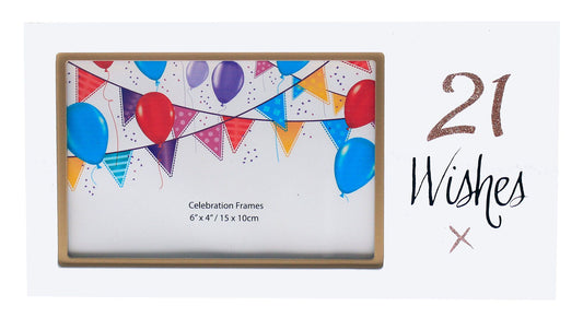 21 WISHES 6X4 MDF FRAME