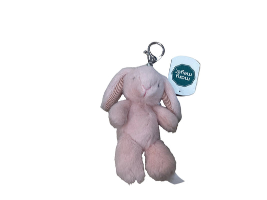 Pink bunny key ring