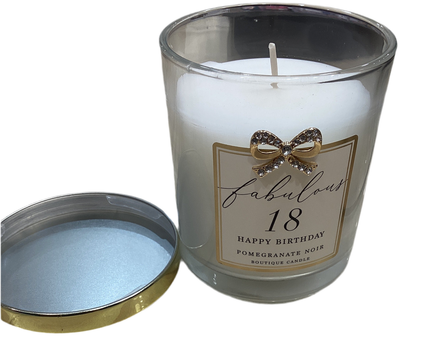Fabulous 18 Happy Birthday Candle