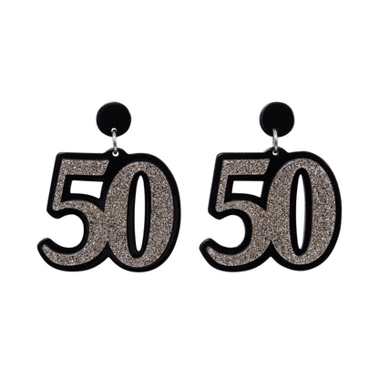 50 Celebration Earrings