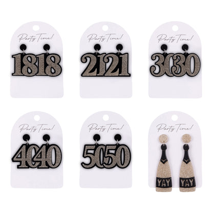 50 Celebration Earrings