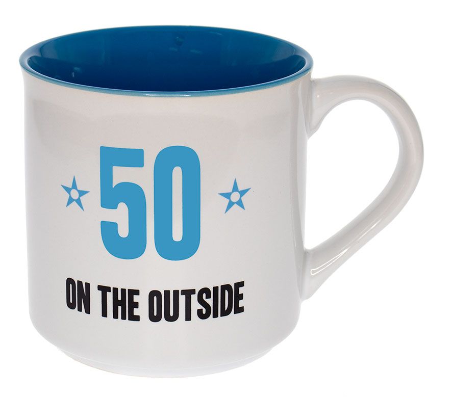 50 ON THE OUTSIDE MUG