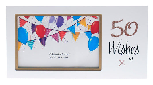 50 WISHES 6X4 MDF FRAME