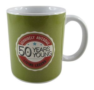 50 YEARS YOUNG MUG AND SOCK SET