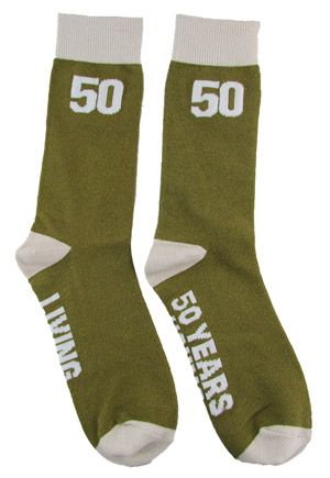 50 YEARS YOUNG MUG AND SOCK SET