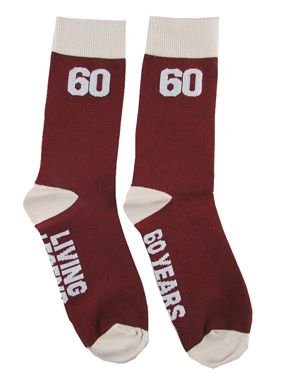 60 YEARS YOUNG MUG AND SOCK SET