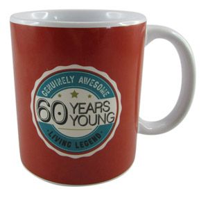 60 YEARS YOUNG MUG AND SOCK SET