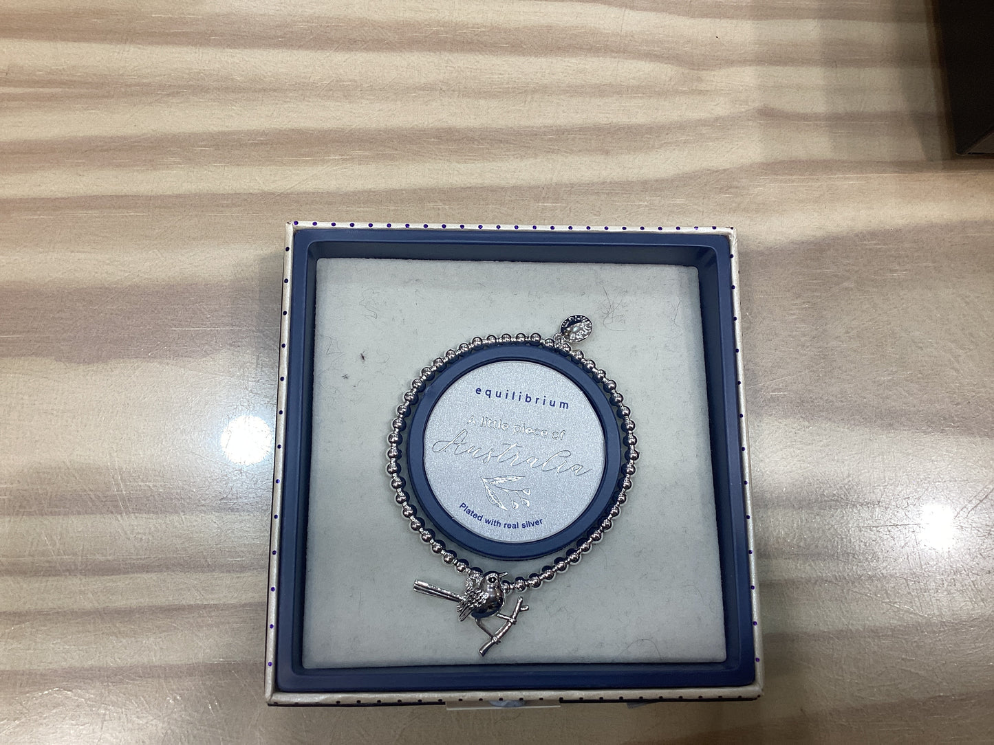 Silver coated Wren Bracelet