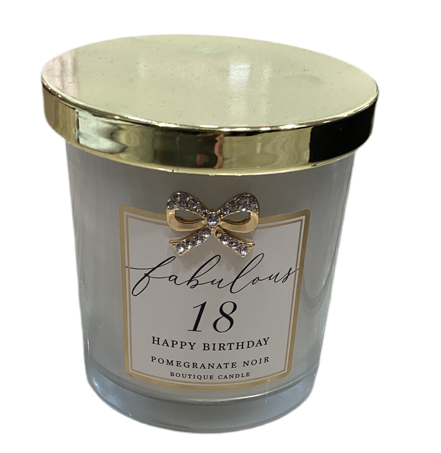 Fabulous 18 Happy Birthday Candle