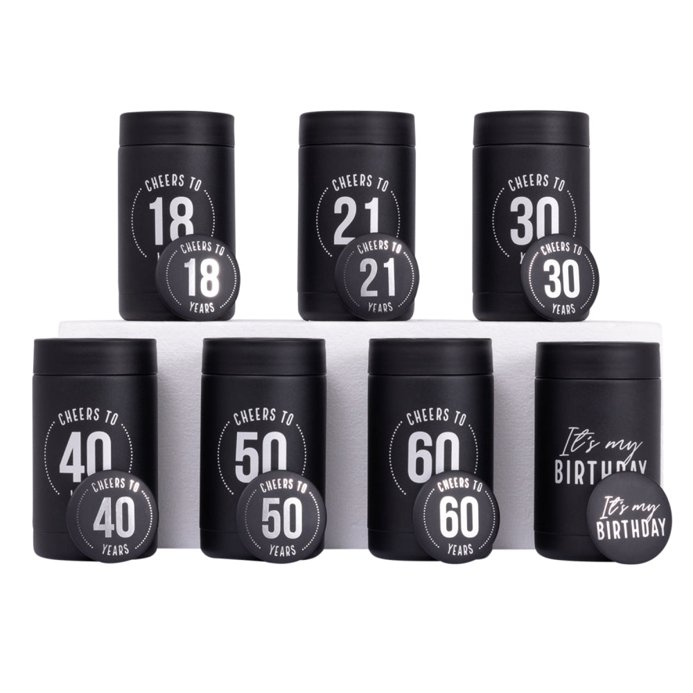 Celebration 18th Insulated Drink Cooler & Badge Set