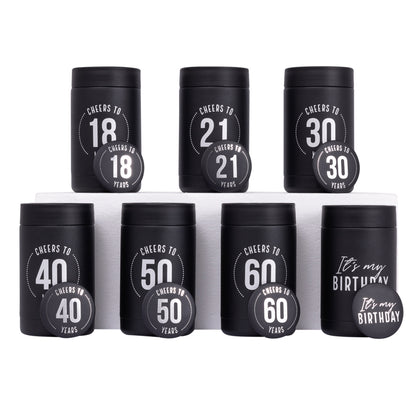 Celebration 30th Insulated Drink Cooler & Badge Set