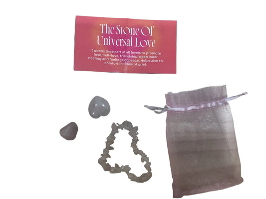 Rose Quartz love pouch