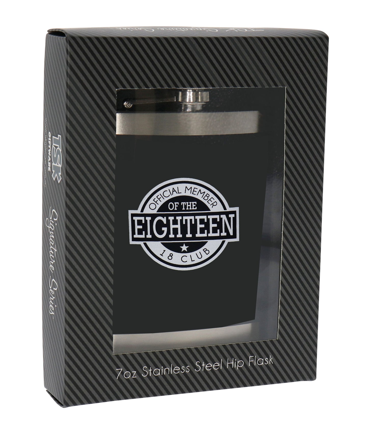EIGHTEEN 7OZ HIP FLASK