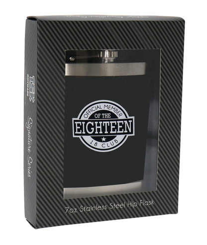 EIGHTEEN 7OZ HIP FLASK