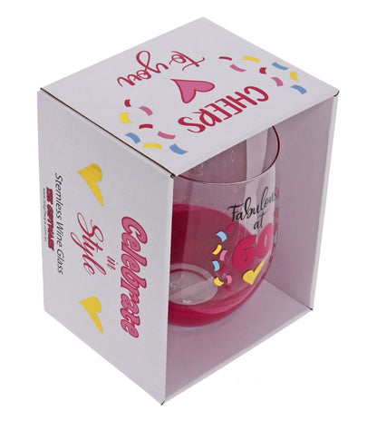 FABULOUS 60 STEMLESS WINE GLASS