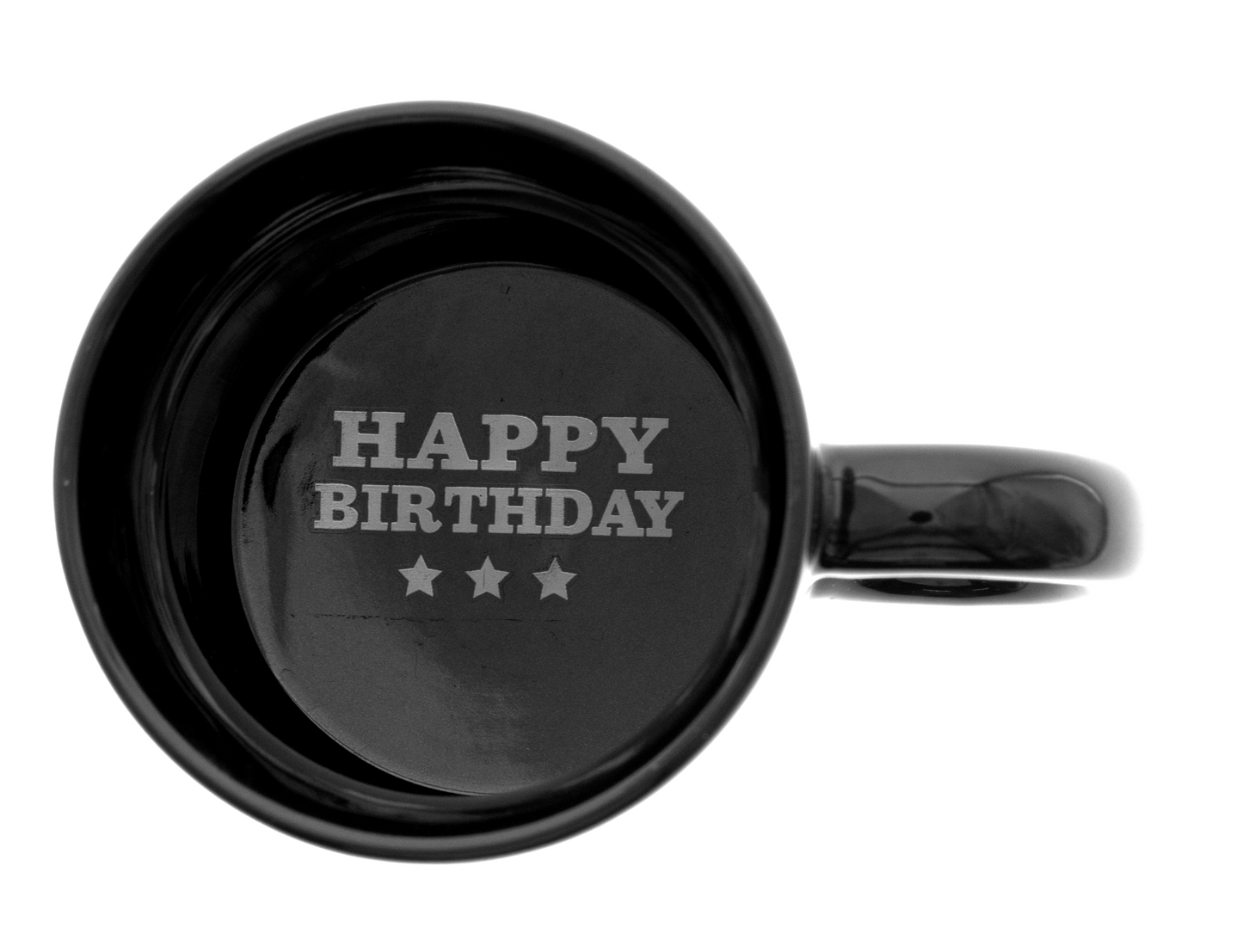 HAPPY 21ST BLACK HOLO MUG