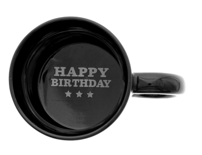 HAPPY 30TH BLACK HOLO MUG