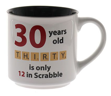 SCRABBLE 30 AGE MUG