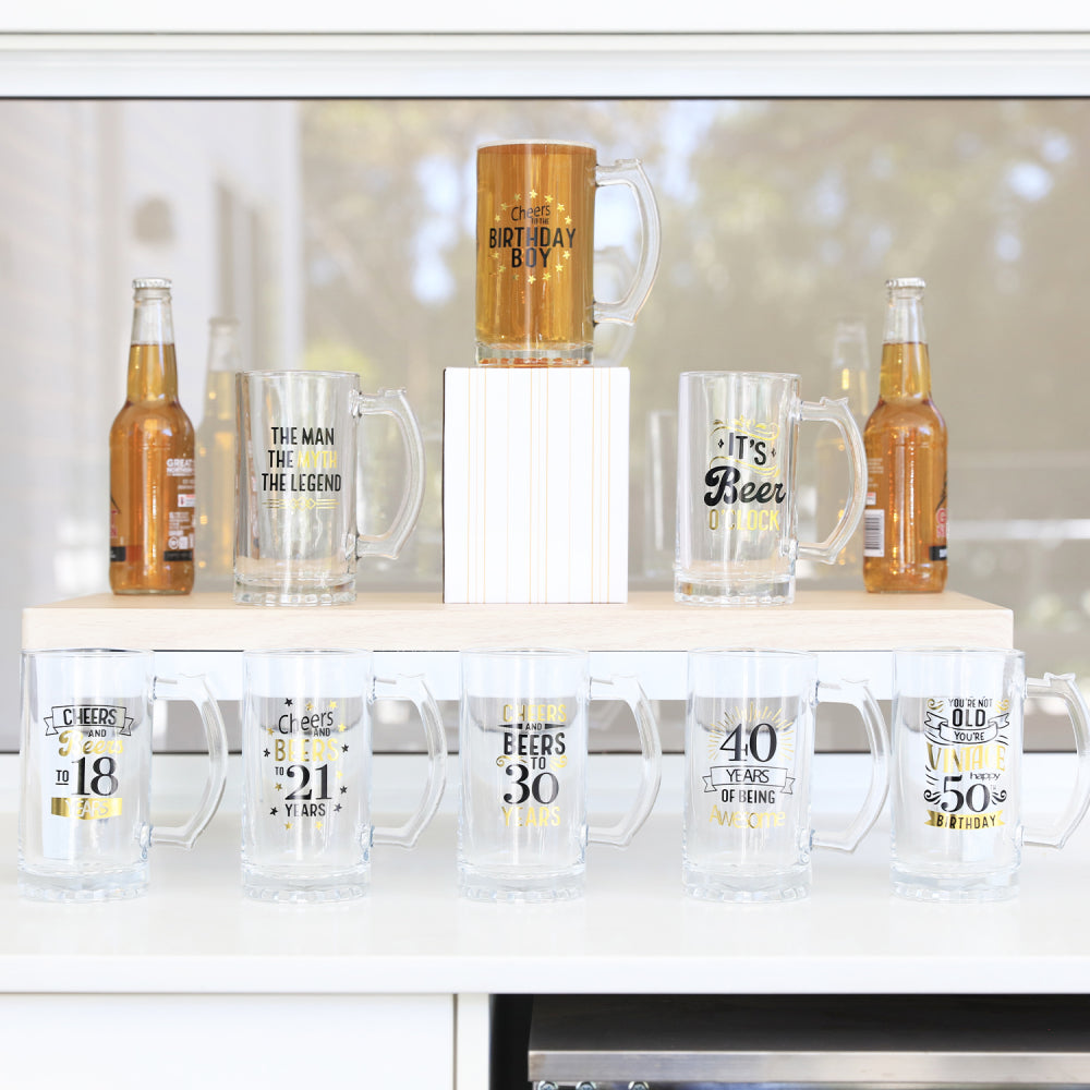 Sip Celebration Birthday Boy Beer Glass