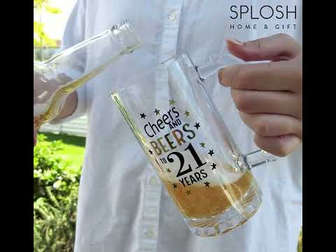 Sip Celebration Birthday Boy Beer Glass