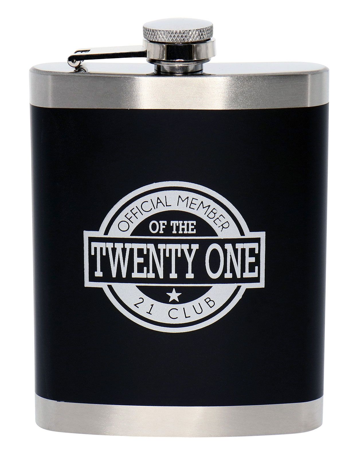 TWENTY ONE 7OZ HIP FLASK