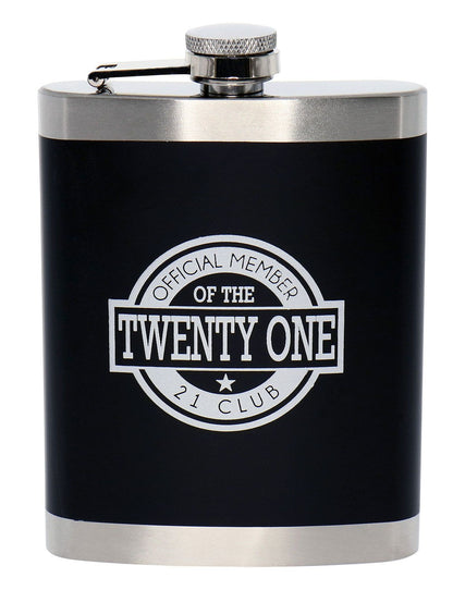 TWENTY ONE 7OZ HIP FLASK