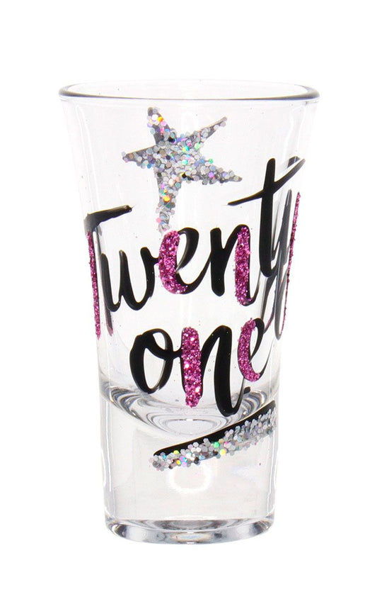 TWENTY ONE PINK HOLO STAR SHOT