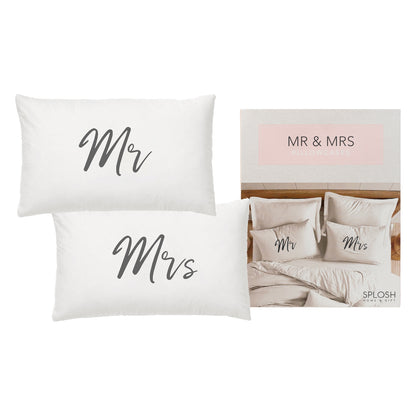 Wedding Mr & Mrs Pillowcase Set