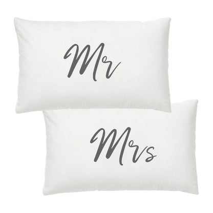 Wedding Mr & Mrs Pillowcase Set