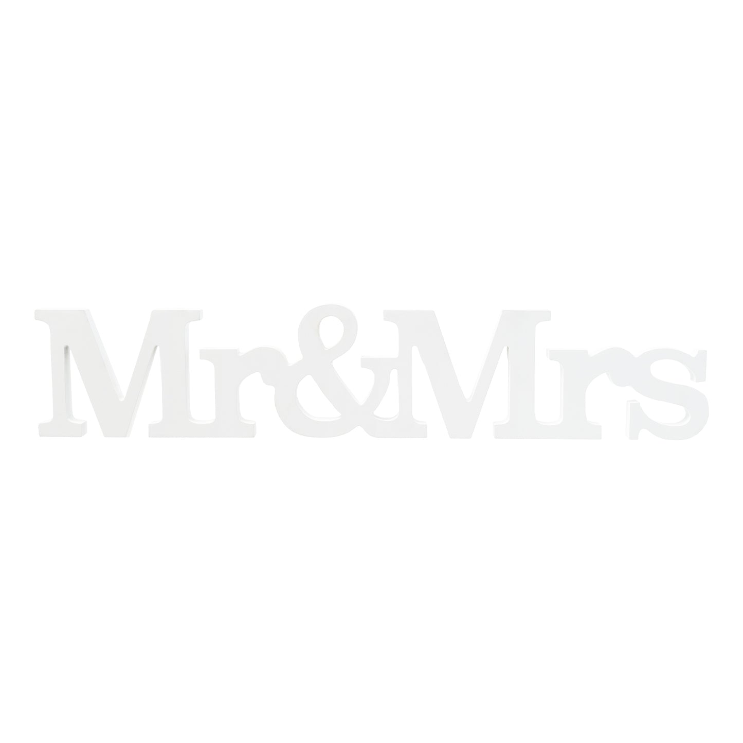 Wedding Mr & Mrs Table Word
