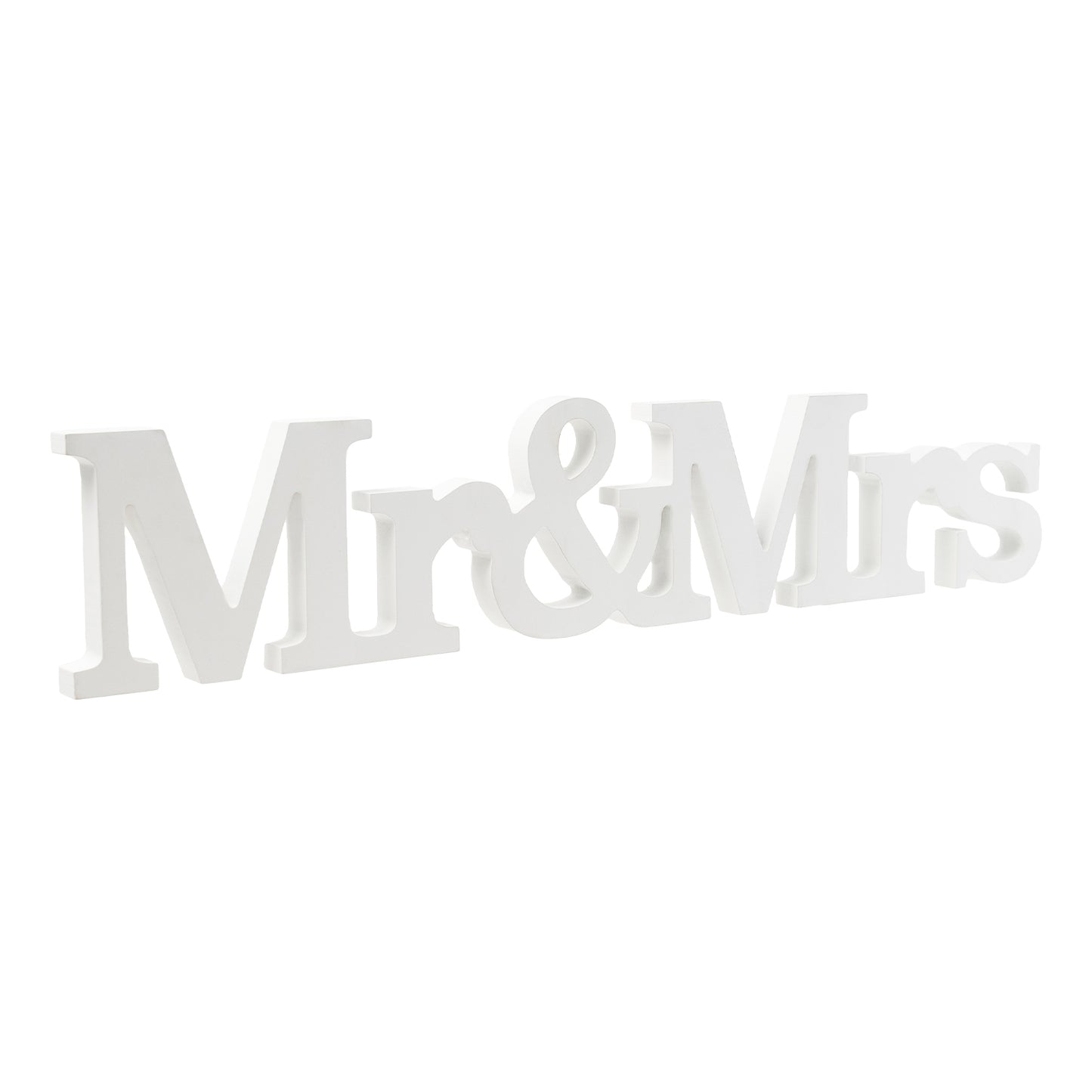 Wedding Mr & Mrs Table Word