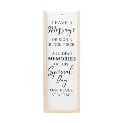 Wedding Signature Jumbling Tower