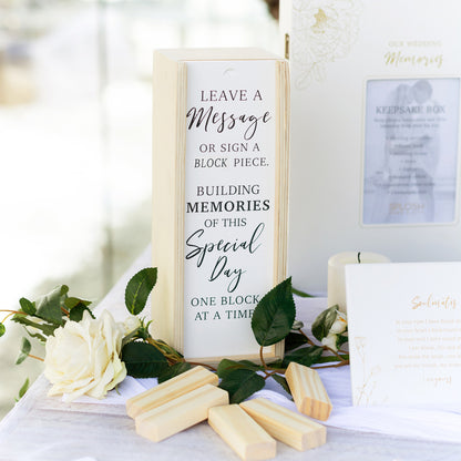 Wedding Signature Jumbling Tower