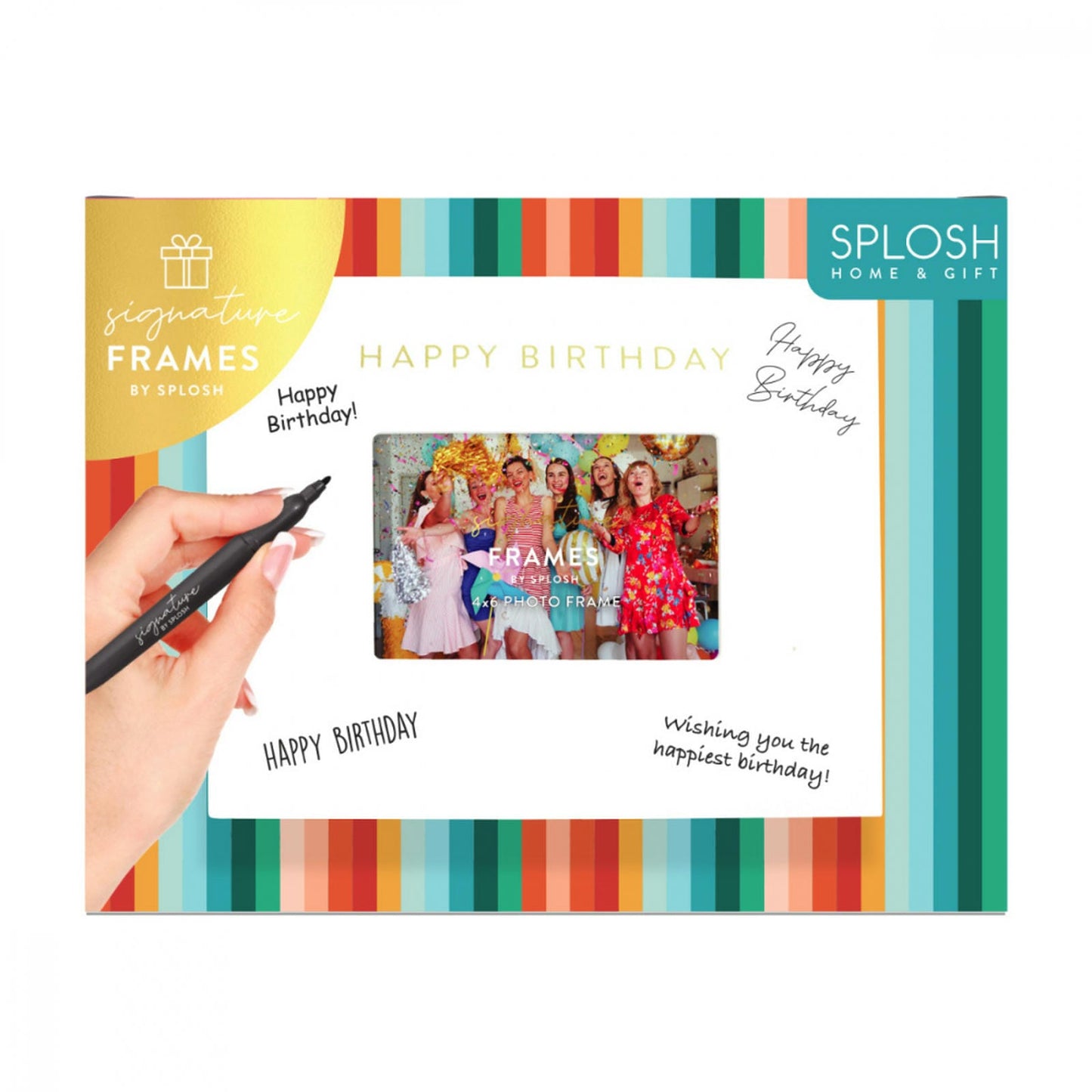 Happy Birthday Signature Frame 