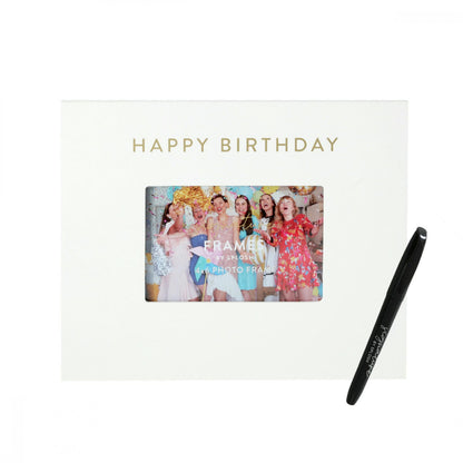 Happy Birthday Signature Frame 