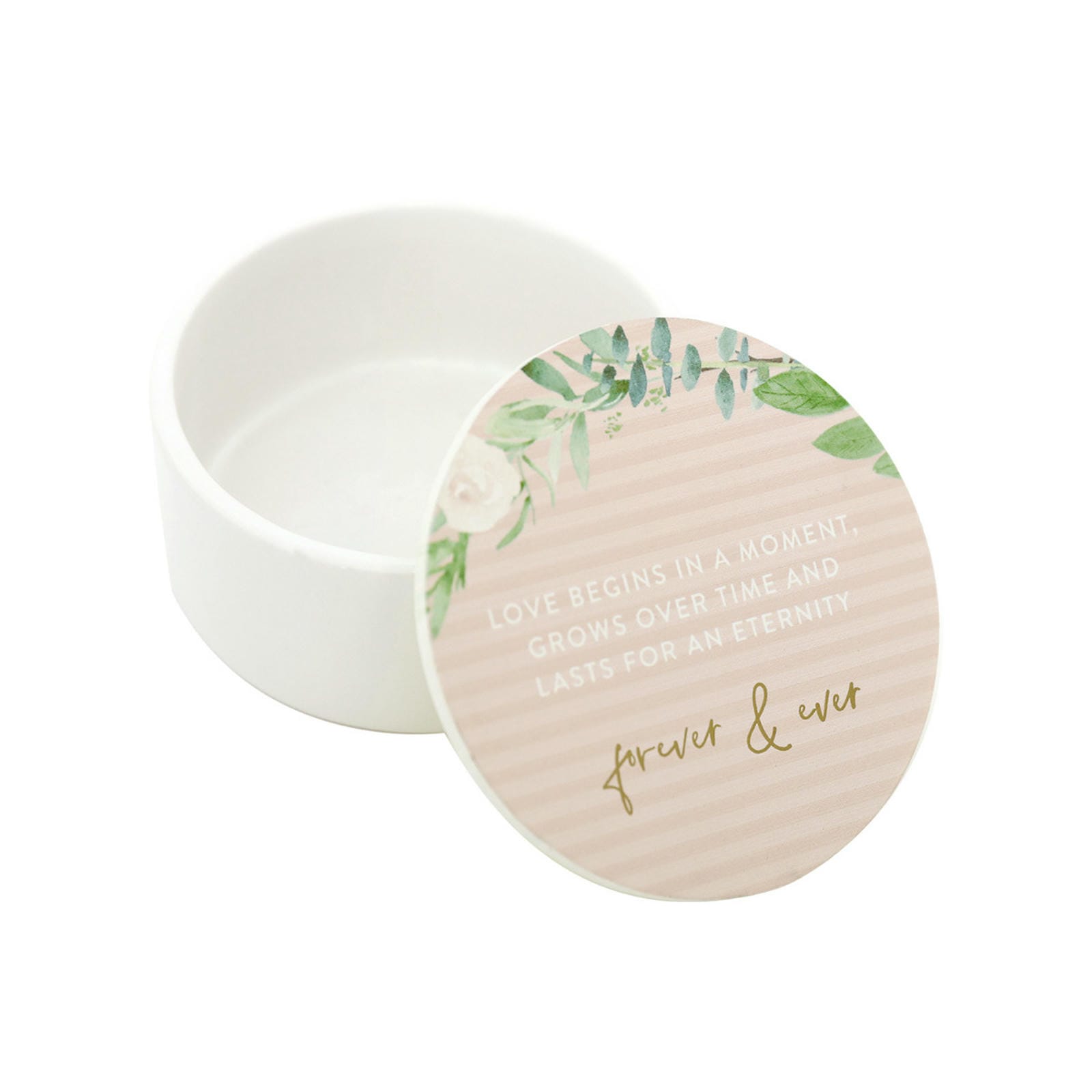 Wedding Rings Small Trinket Box 