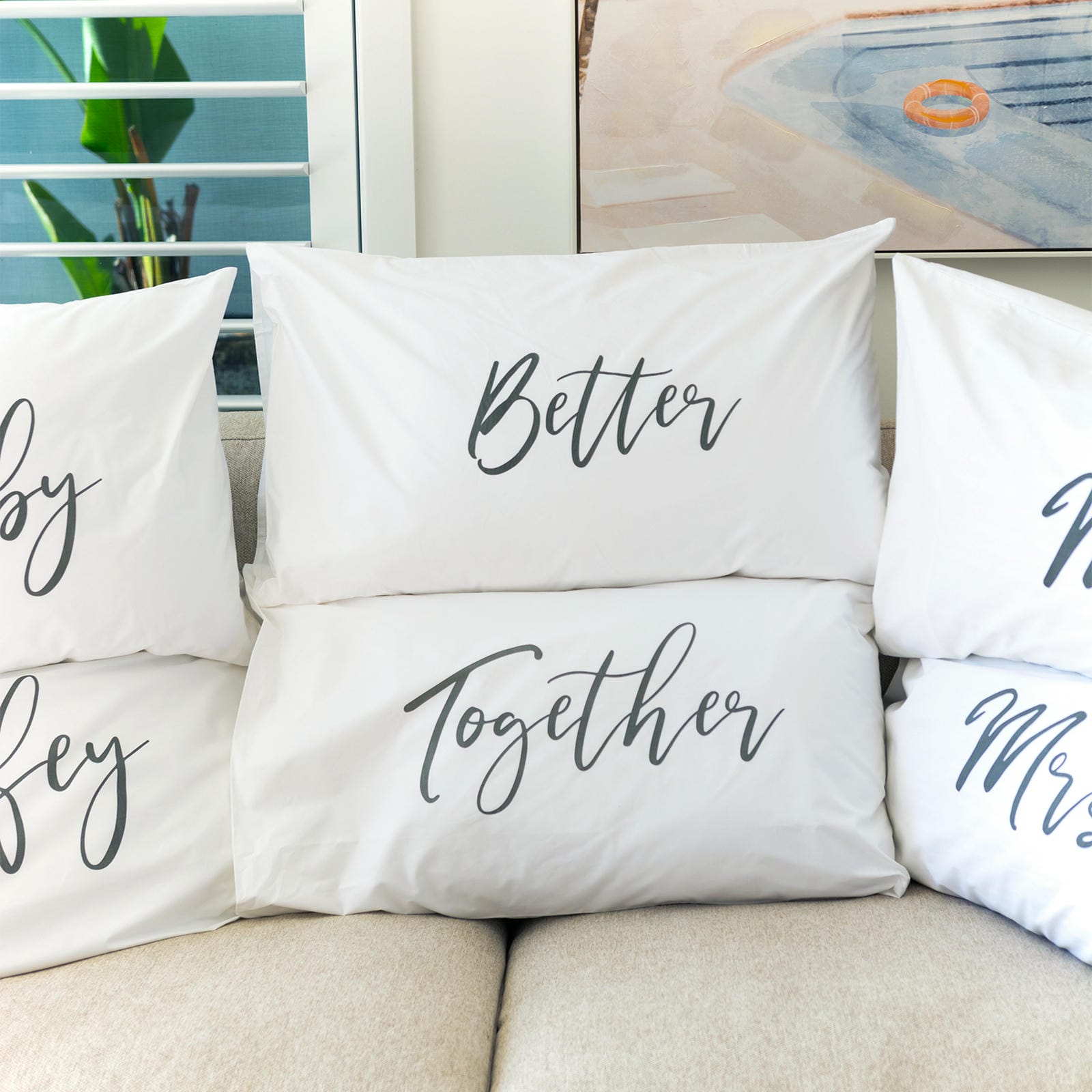 Wedding Better Together Pillowcase Set 