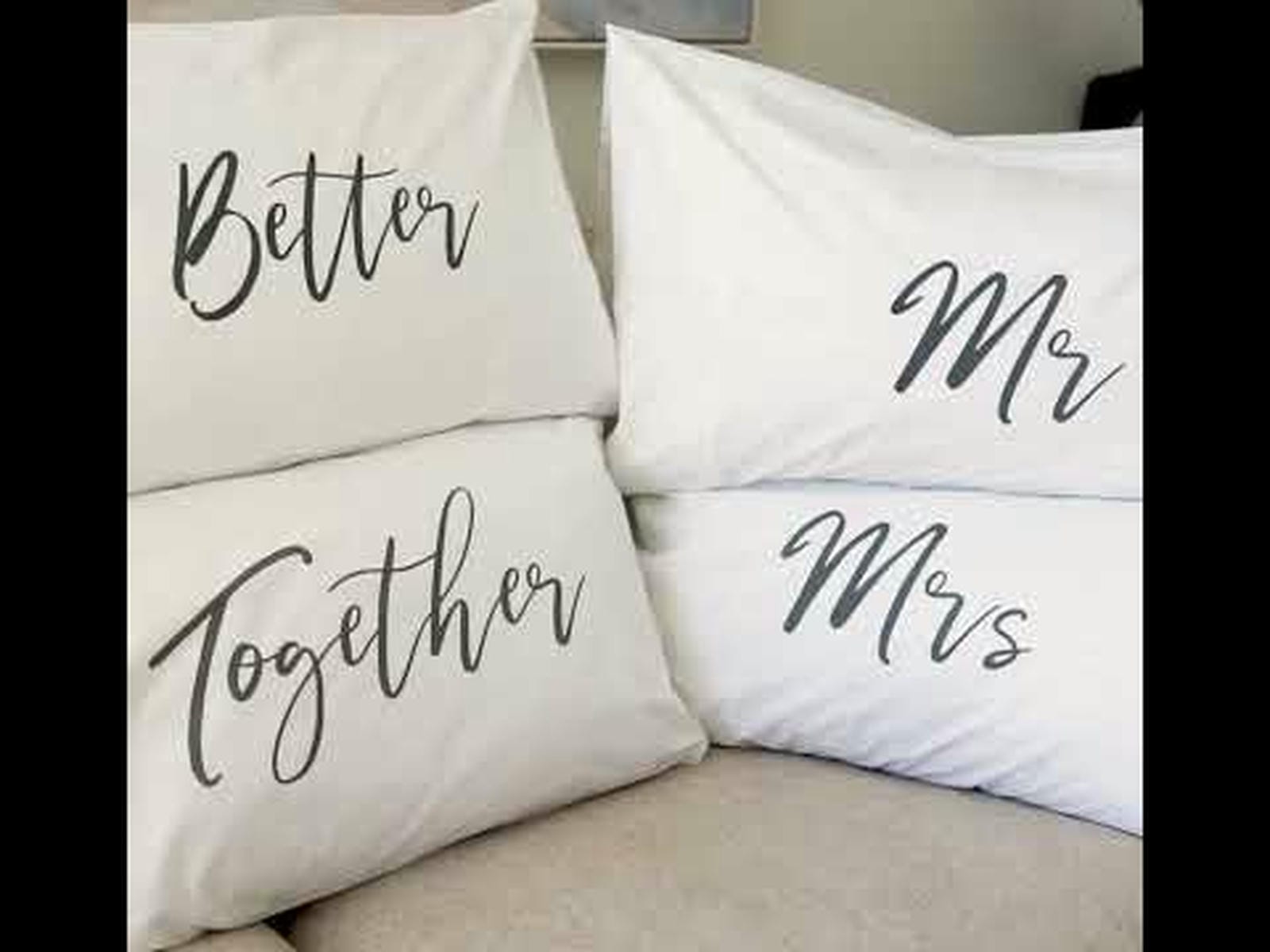 Wedding Better Together Pillowcase Set 