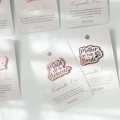 Wedding Mother Of The Bride Keepsake Pin 