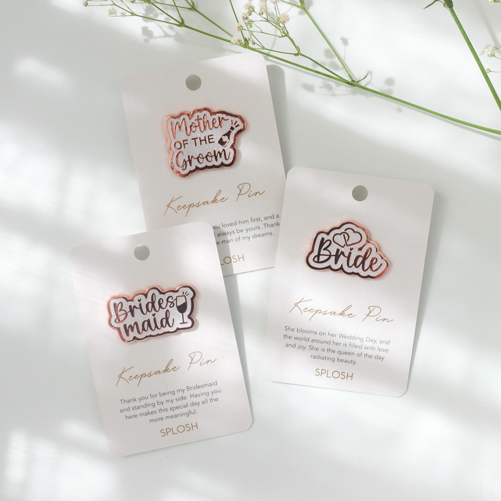 Wedding Mother Of The Groom Keepsake Pin 