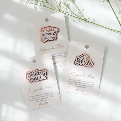 Wedding Mother Of The Groom Keepsake Pin 