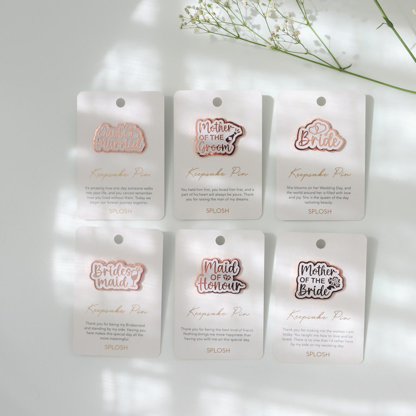 Wedding Mother Of The Groom Keepsake Pin 