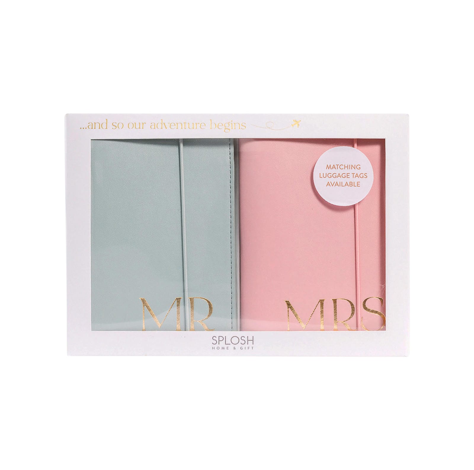Wedding Mr & Mrs Passport Set 